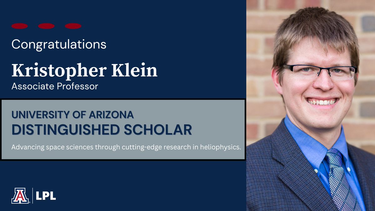 Kudos to LPL's Associate Professor Kris Klein! 🎉