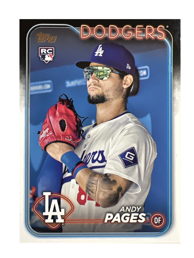 LAcarddude's tweet image. Andy Pages’ Base and Rookie Debut Golden Mirror's are almost the same😄had to buy both..  #andypages

@Topps
@FanaticsCollect