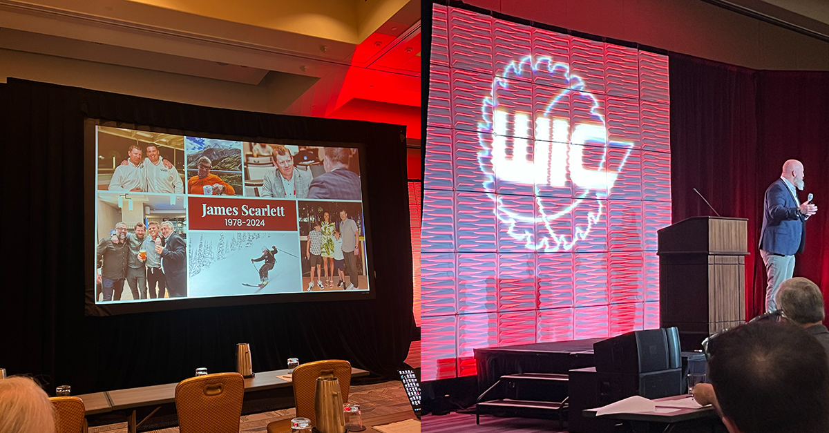 The 2025 Wood Industry Conference kicked off this morning with a moving tribute to industry leader and former Wood Industry Association Board Chair, James Scarlett, and a rousing keynote address from U.S. Navy SEAL Commander, Rorke Denver. #WIC2025 #woodworking #manufacturing