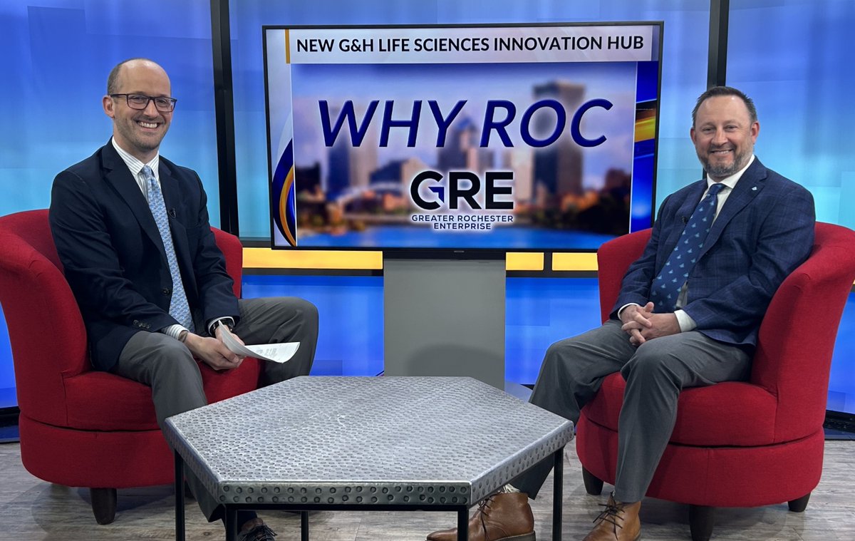 .<a href="/ghphotonics/">G&H</a> leaders look forward to cutting the ribbon on their new Life Sciences Innovation Hub! As a world leader in optical design, testing &amp; manufacturing #ROC is the perfect place to extend G&amp;H’s legacy. Learn more in GRE's Why Roc segment
<a href="/News_8/">News 8 WROC</a> heyor.ca/D1ewcZ