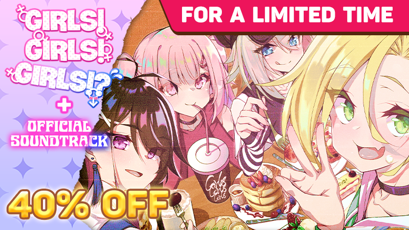 myosuki's tweet image. 🎶 The Girls! Girls! Girls!? OST just got an upgrade!
6 brand new tracks are now added—completely FREE for all soundtrack owners!
To celebrate, the Game + OST Bundle is 40% OFF for a limited time, don't miss it!🎉
👉store.steampowered.com/bundle/33932/G…
#VisualNovel #OST #gamedev