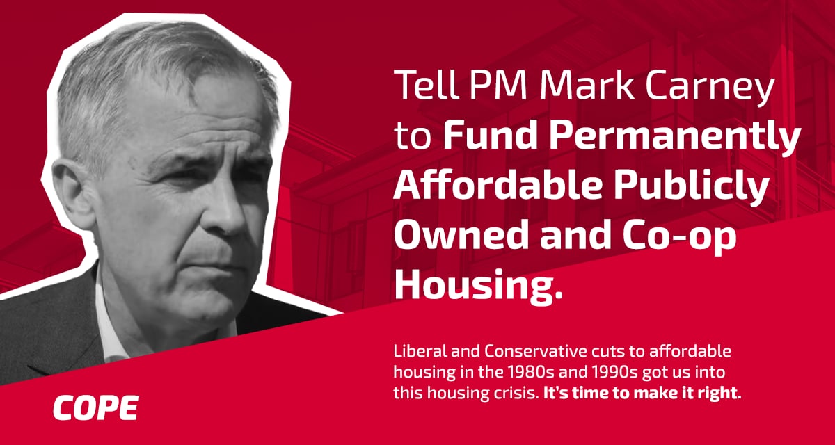 “Prime Minister Carney needs to get Ottawa back in the business of helping fund and build public, co-op, and social housing at scale in Vancouver and in cities and towns across Canada." - <a href="/seanorr/">SEAN ORR</a> 

votecope.ca/news/sean-orr-…

#vanpoli #cdnpoli #HomesForAll