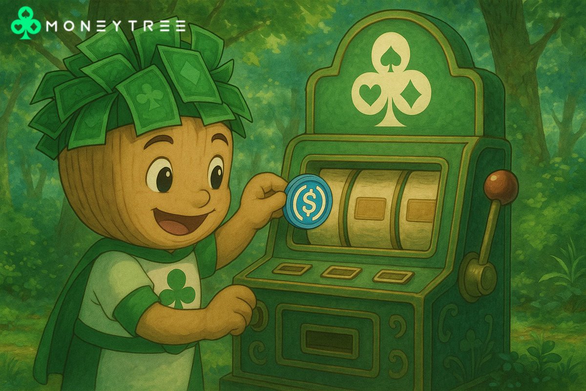 USDC deposits are now LIVE on Moneytree! 🌳💸

You asked for it — we delivered 🤝

And to celebrate, we’re dropping a little extra magic! Get a 10% bonus on all USDC deposits over $50 this week! 🤑

No games, no gimmicks. Just good ol’ degen fuel.