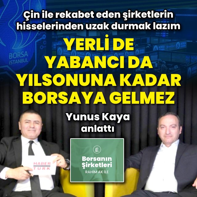 Habertürk (@haberturk) on Twitter photo <a href="/analist1/">Yunus Kaya</a> <a href="/sadeceRahimAk/">Rahim Ak</a> 🗣️"Çin ile rekabet eden şirket hisselerinden uzak durmak lazım"
Borsanın Şirketleri programının bu haftaki konuğu Sermaye Piyasaları Danışmanı Yunus Kaya oldu. Yabancı yatırımcının yaşadığı İmamoğlu operasyonu ve ABD'nin 2 Nisan'daki gümrük duvarlarını astronomik yükseltme <a href="/analist1/">Yunus Kaya</a> <a href="/sadeceRahimAk/">Rahim Ak</a> 🗣️"Çin ile rekabet eden şirket hisselerinden uzak durmak lazım"
Borsanın Şirketleri programının bu haftaki konuğu Sermaye Piyasaları Danışmanı Yunus Kaya oldu. Yabancı yatırımcının yaşadığı İmamoğlu operasyonu ve ABD'nin 2 Nisan'daki gümrük duvarlarını astronomik yükseltme