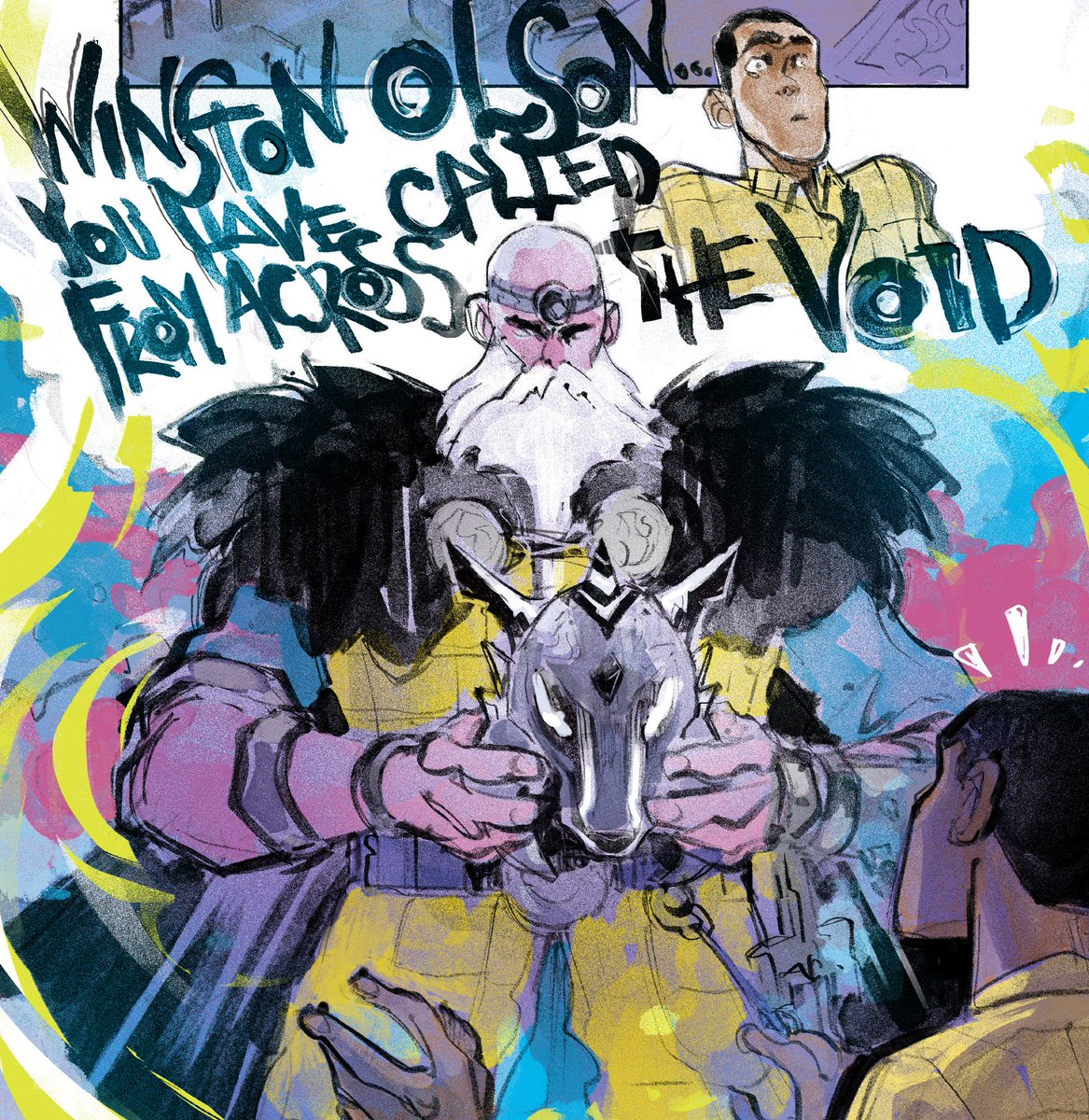 A fluorescent Viking.
Cropping of a page from @theulfhetnarritual
Script by @jeffreyaugust art by me.
#comic #manga #comicartist #historieta #bandedessinee #vikings #indiecomics