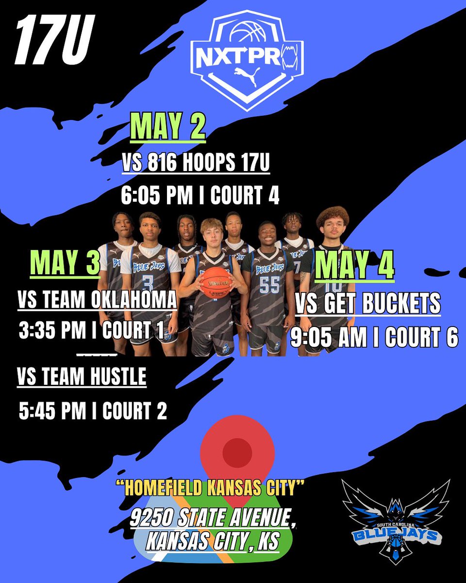 SC BlueJays (@scbluejays) on Twitter photo 15u & 17u Schedule release for Session 6 Kansas City 🏙️ 🏀🎟️ <a href="/NxtProHoops/">NXTPRO Hoops</a> <a href="/PRO16League/">PRO16/NXTPRO League</a> 15u & 17u Schedule release for Session 6 Kansas City 🏙️ 🏀🎟️ <a href="/NxtProHoops/">NXTPRO Hoops</a> <a href="/PRO16League/">PRO16/NXTPRO League</a>