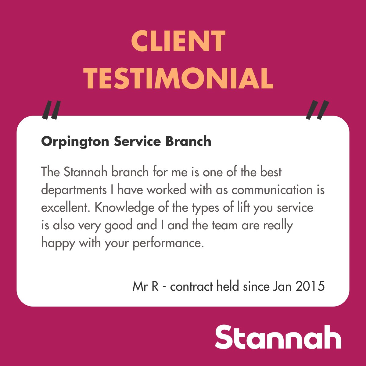 Hear it straight from our clients! 🌟 Their feedback fuels our commitment to excellence, ensuring we exceed expectations and build lasting partnerships. 

#StannahLifts #ClientVoices #ExcellenceInService