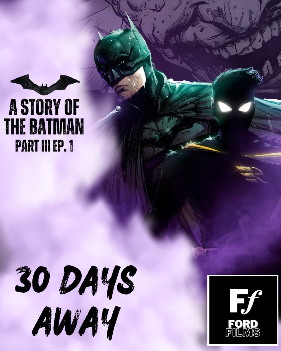 You don't want to miss this 🦇
We're 30 DAYS from the release of Episode 1 of our Digital Motion Comic's final act. It's hard to think our story is coming to an end 🥲
Who's ready to see Bruce pushed to his limits👀
*Website in bio - Parts I &amp; II out now
youtube.com/@fordfilms-ast…