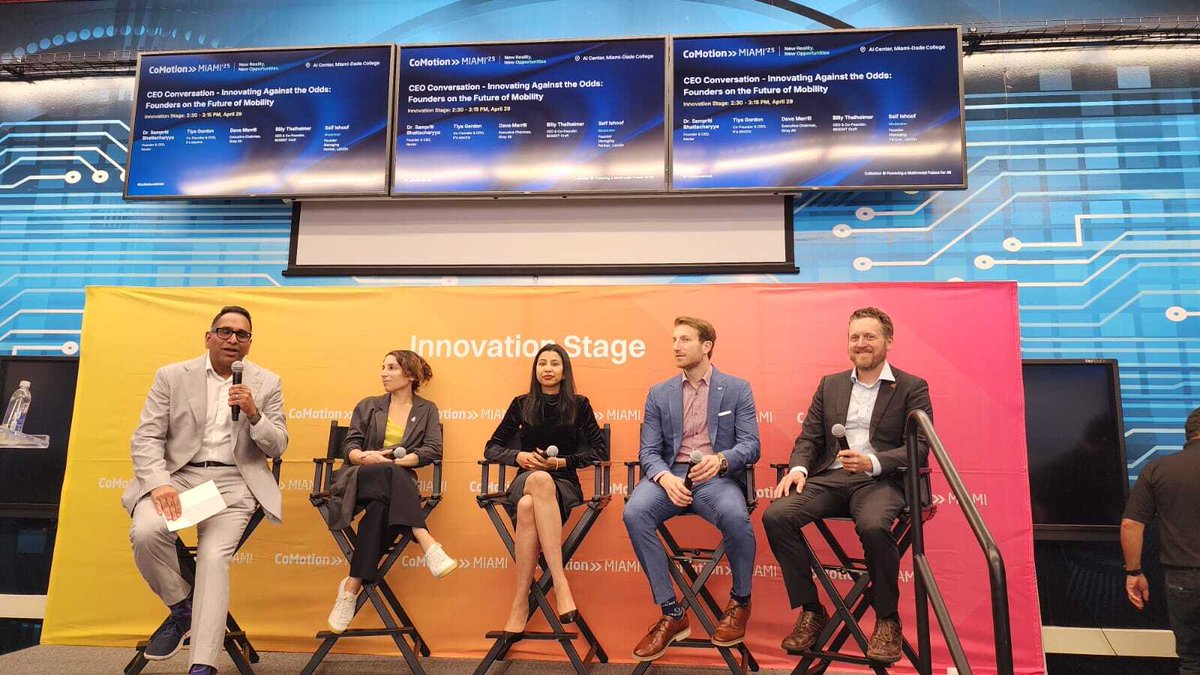 Check out the <a href="/CoMotionNEWS/">CoMotion</a> panel on the challenges &amp; triumphs of pioneering transformative mobility solutions—from developing groundbreaking technologies and navigating regulatory hurdles to building deeptech companies with commercial &amp; military markets. youtube.com/watch?v=MoFzg1…