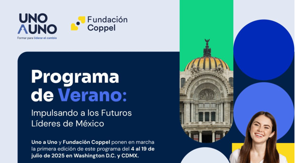 Felicitamos al alumno de Ciencia Política Gonzalo Romo Flores quien se ganó la beca de Uno a Uno y Fundación Coppel para el Programa de Verano: Impulsando a los Futuros Líderes de México.

<a href="/fmcpol/">Facultad Menor Ciencia Política</a> <a href="/polprof13/">Alexandra Uribe (ella/she)</a>