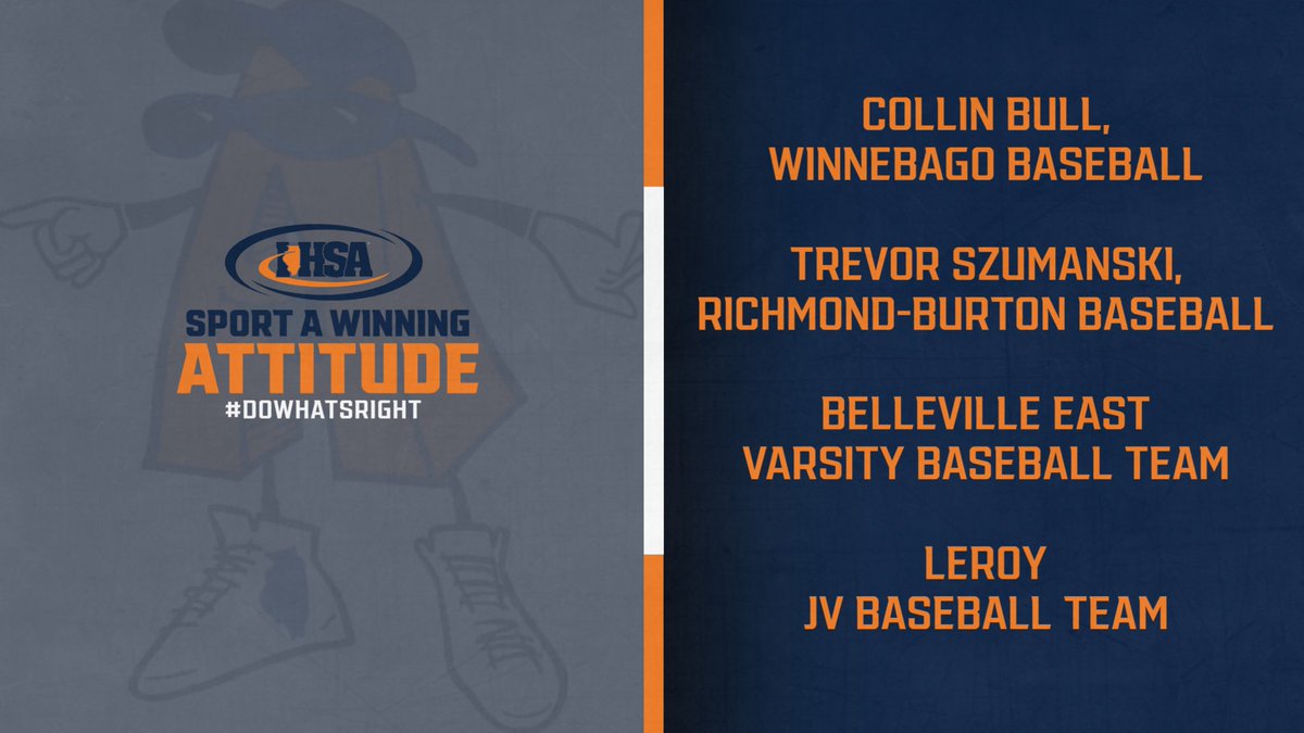 IHSAddATude's tweet image. These individuals and teams were caught sporting a winning attitude by @IHSAOfficials on the baseball field! Way to play the game with respect, #sportsmanship, and as good teammates! #DoWhatsRight @BagoAD @RBCHS_Athletics @BTHSEastLancers @PantherHardball