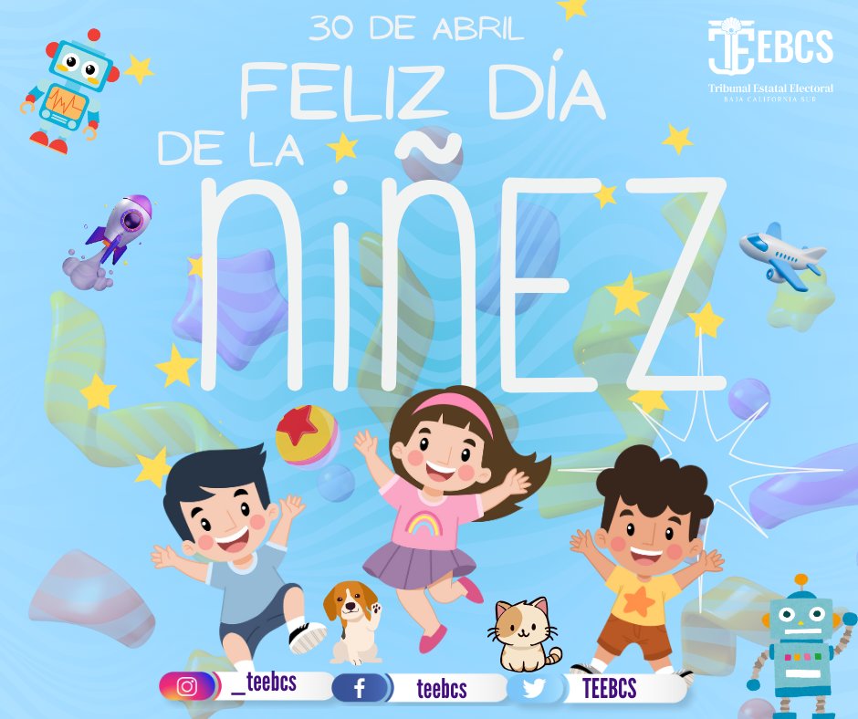 El día de hoy celebramos a la Niñez 👧🏻👦🏻👧👦

¡FELIZ DÍA DE LA NIÑEZ! ¡MUCHAS FELICIDADES! 🎉🎁