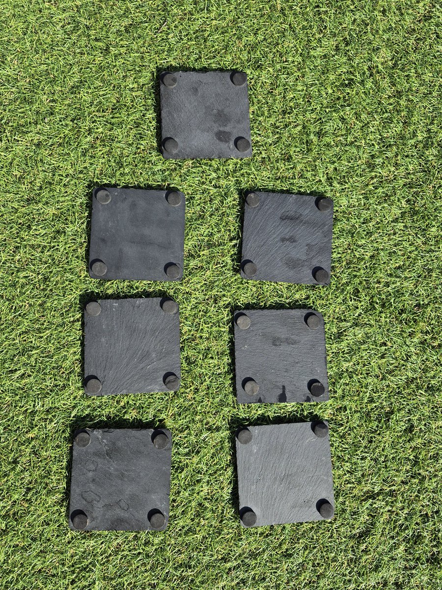 New slate coaster collection launching tonight at 8pm .... stay tuned