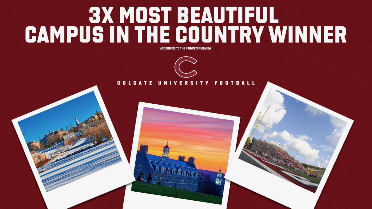 Two great opportunities to compete and check out Colgate University this summer! 

📚 Elite Academics 
🏆 Championship Football Tradition 
📍 3x Voted Most Beautiful Campus 

#GoGate | #DrawTheLine