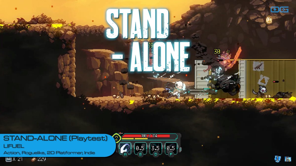 OverageGmngCom's tweet photo. OG plays STAND-ALONE (Playtest)!
https://t.co/2gvJ3qBsNQ
Like & Sub!
@lifuelgames
#STAND_ALONE #roguelike #2d #platformer #pixelart #IndieGameTrends #IndieWatch #IndieDev #GameDev #IndieGameDev #IndieGame #IndieGames #Gameplay #letsplay #gaming https://t.co/5dTEh7d1tS