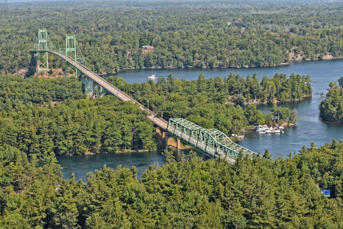 #OTD in 1937, groundbreaking ceremonies were held for the Thousand Islands International Bridge. 

At the time of construction, it was the only land crossing between New York and Ontario east of Niagara Falls: go.asce.org/42BkLZx.