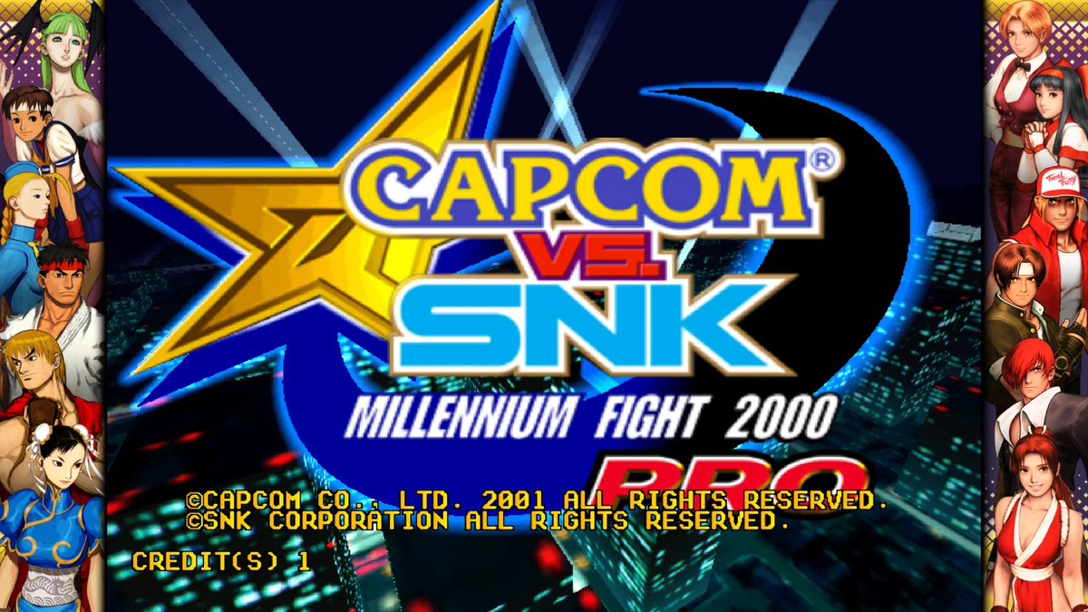 StreetFighter's tweet photo. Everybody rumored. Nobody believed. Capcom vs. SNK: Millennium Fight 2000 Pro returns with online play and rollback netcode in Capcom Fighting Collection 2. Choose your groove and build a dream team to see who is the strongest!

Pre-order today!
🆚 https://t.co/XZfSZzR6aj https://t.co/pXqvHG1Khh