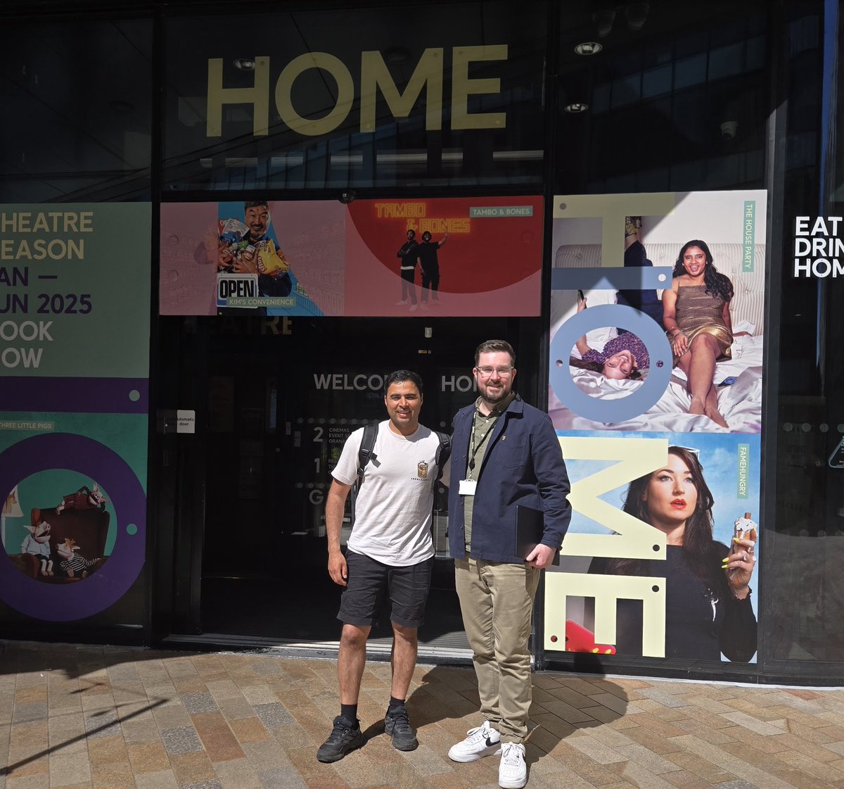 Great to reconnect with Jay Walton after so many years, we first met at uni! Brilliant catch-up and conversation about the <a href="/NHS_GM/">NHS Greater Manchester</a> Mental Health Crisis Programme, and how <a href="/HOME_mcr/">HOME</a> could support VCSEs through arts, culture and community.

Small World 🌎 

 #MentalHealth #GMVCSE