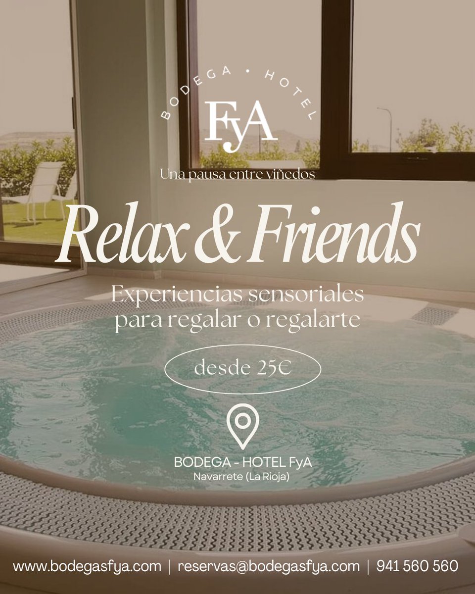 🎁¿Sin regalo para el día de la madre? 🎨🍇💆‍♀️ Te ofrecemos todas estas ideas de cuidado y bienestar diseñadas con mimo > bodegasfya.com/wp-content/upl… 
📍 En Bodegas FyA, Navarrete. 
☎️ 941 560 560 (24h) - reservas@bodegasfya.com
