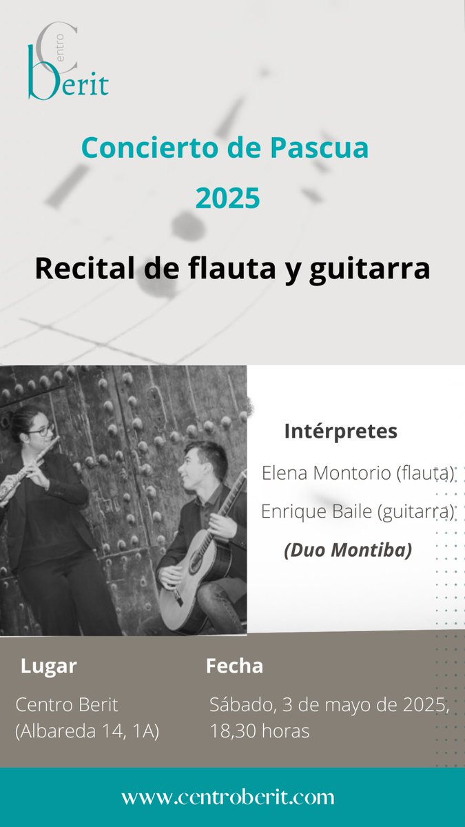 El Centro Berit celebra su Concierto de Pascua (2025) - mailchi.mp/45b6bb45f87c/r…