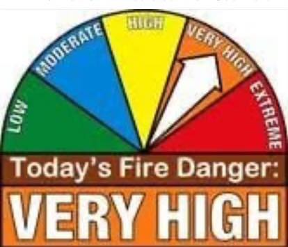 NO OPEN AIR BURNING for today, April 30th.
Today is considered a Class 4 Fire Danger due to the projected wind gusts.