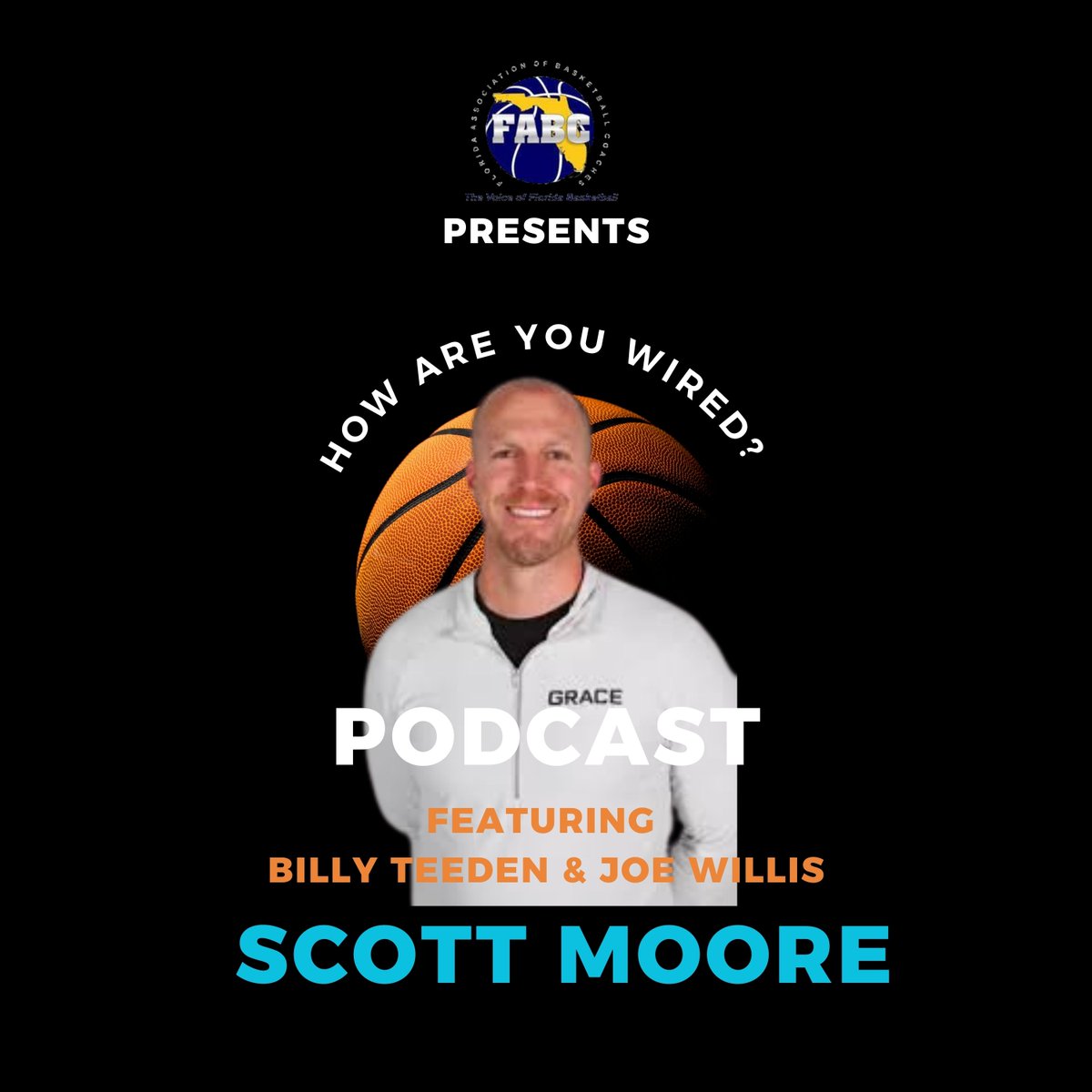 HowAreYouWired? (@howareyouwired) on Twitter photo 🎙️ NEW EPISODE! We sit down with
<a href="/CoachScottMoore/">Scott Moore</a>, Head Coach at <a href="/GraceBasketball/">Grace Basketball</a>, to talk leadership, giving to others, and what truly drives him. 📷 How is he wired? Find out now. 📷podcasts.apple.com/us/podcast/how……Presented by
<a href="/FABCHoops/">FABC Hoops</a> <a href="/CoachWillis20/">Joe Willis</a> <a href="/CoachTeeden/">Billy Teeden</a> 🎙️ NEW EPISODE! We sit down with
<a href="/CoachScottMoore/">Scott Moore</a>, Head Coach at <a href="/GraceBasketball/">Grace Basketball</a>, to talk leadership, giving to others, and what truly drives him. 📷 How is he wired? Find out now. 📷podcasts.apple.com/us/podcast/how……Presented by
<a href="/FABCHoops/">FABC Hoops</a> <a href="/CoachWillis20/">Joe Willis</a> <a href="/CoachTeeden/">Billy Teeden</a>
