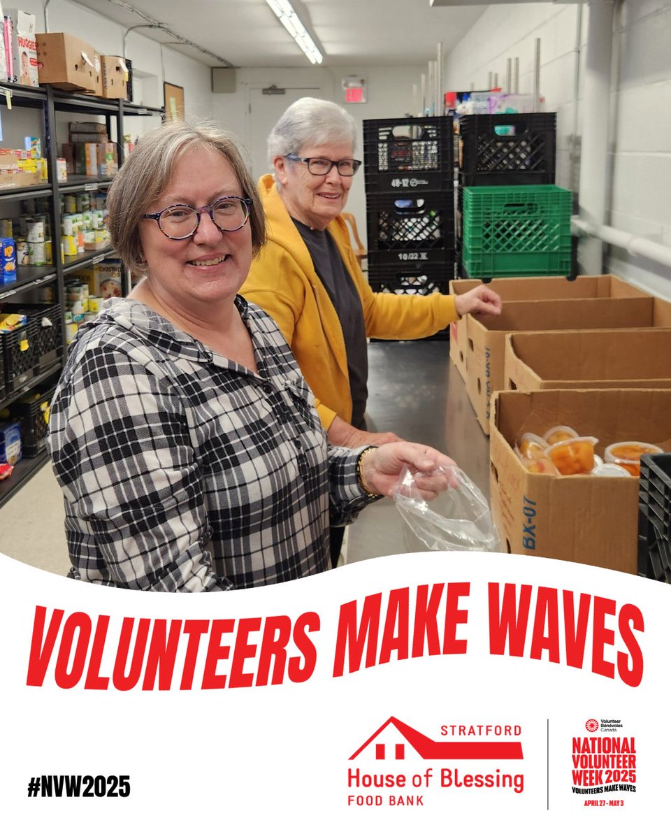Big shout-out to our incredible food storage &amp; handling team! These behind-the-scenes heroes sort donations, clean &amp; organize our warehouse, and prep things like kids’ snack packs—keeping everything running smoothly. Thank you for all you do! 

#NationalVolunteerWeek #NVW2025