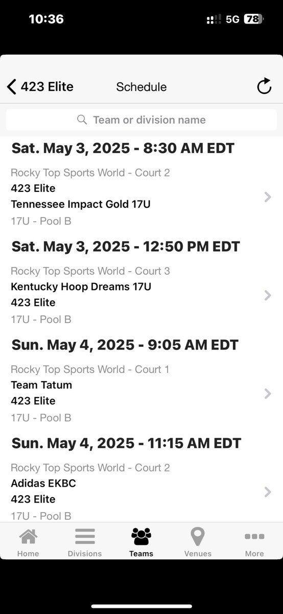 Turner Clayton (@claytont3ball) on Twitter photo Here’s our schedule for the weekend! Come check us out at Rocky Top Invitational ‼️<a href="/423Elite/">423 Elite 2026</a> <a href="/OntheRadarHoops/">Shun Williams</a> <a href="/PrepHoopsTN/">Prep Hoops Tennessee</a> <a href="/BlakeSextonETSU/">Blake Sexton</a> <a href="/RMontgomery5/">Ryan Montgomery</a> <a href="/Tnprephoops/">Andre Whitehead</a> Here’s our schedule for the weekend! Come check us out at Rocky Top Invitational ‼️<a href="/423Elite/">423 Elite 2026</a> <a href="/OntheRadarHoops/">Shun Williams</a> <a href="/PrepHoopsTN/">Prep Hoops Tennessee</a> <a href="/BlakeSextonETSU/">Blake Sexton</a> <a href="/RMontgomery5/">Ryan Montgomery</a> <a href="/Tnprephoops/">Andre Whitehead</a>
