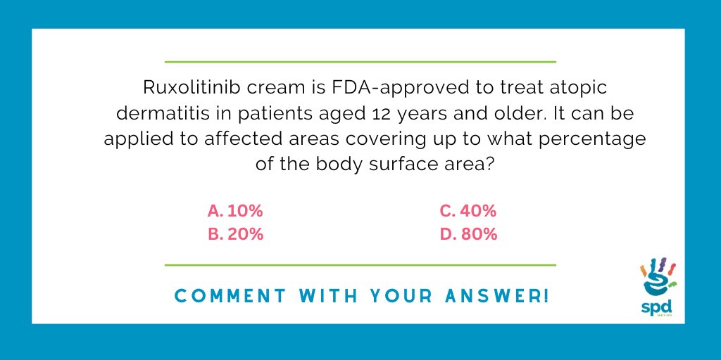 Start the week off with a #pedsderm challenge. Do you know the answer to this week’s #SPDQuiz?