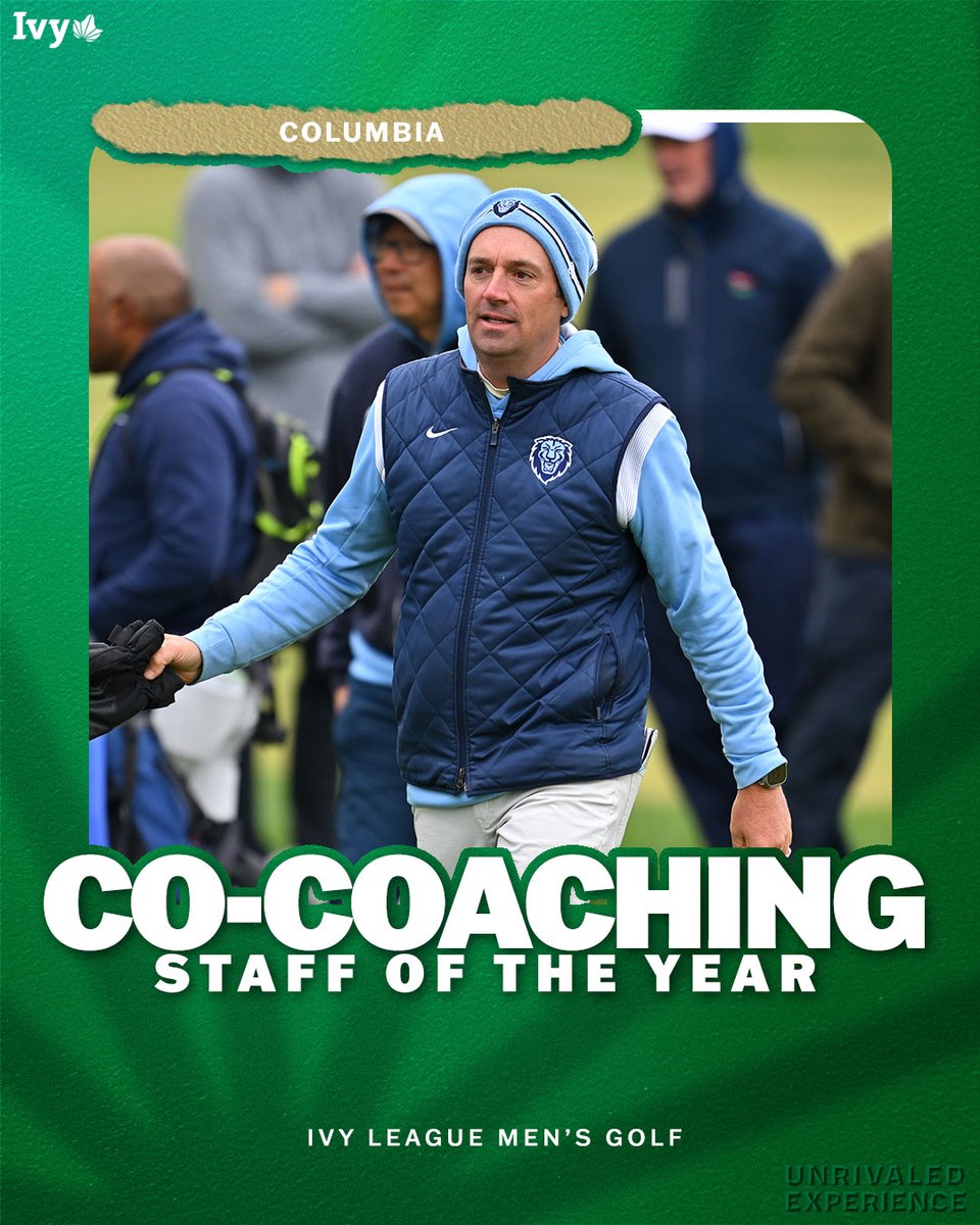 Ivy League (@ivyleague) on Twitter photo .<a href="/CULionsMGolf/">Columbia Men's Golf Team</a>, led by head coach Rich Mueller, earned one tournament win and two top-three finishes on the year to also earn Co-Coaching Staff of the Year accolades. 🌿⛳️ .<a href="/CULionsMGolf/">Columbia Men's Golf Team</a>, led by head coach Rich Mueller, earned one tournament win and two top-three finishes on the year to also earn Co-Coaching Staff of the Year accolades. 🌿⛳️