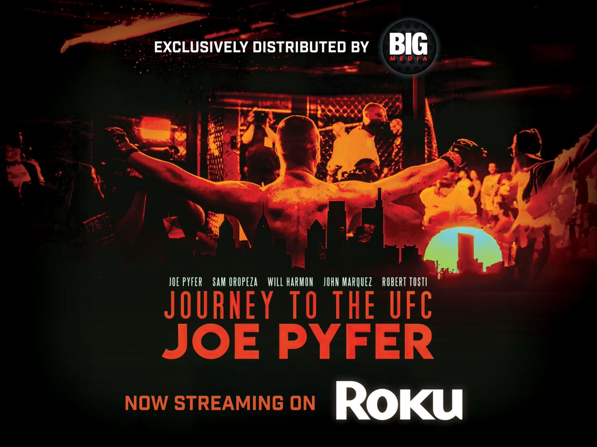 JOURNEY TO THE UFC: JOE PYFER is now streaming on
<a href="/TheRokuChannel/">Roku Channel</a> 

📝 bigmedia.tv 

#JourneyToTheUFC #JoePyfer #UFC #MMA #PrizeFighting #DanaWhite #ContenderSeries #Documentary #NowStreaming #Roku