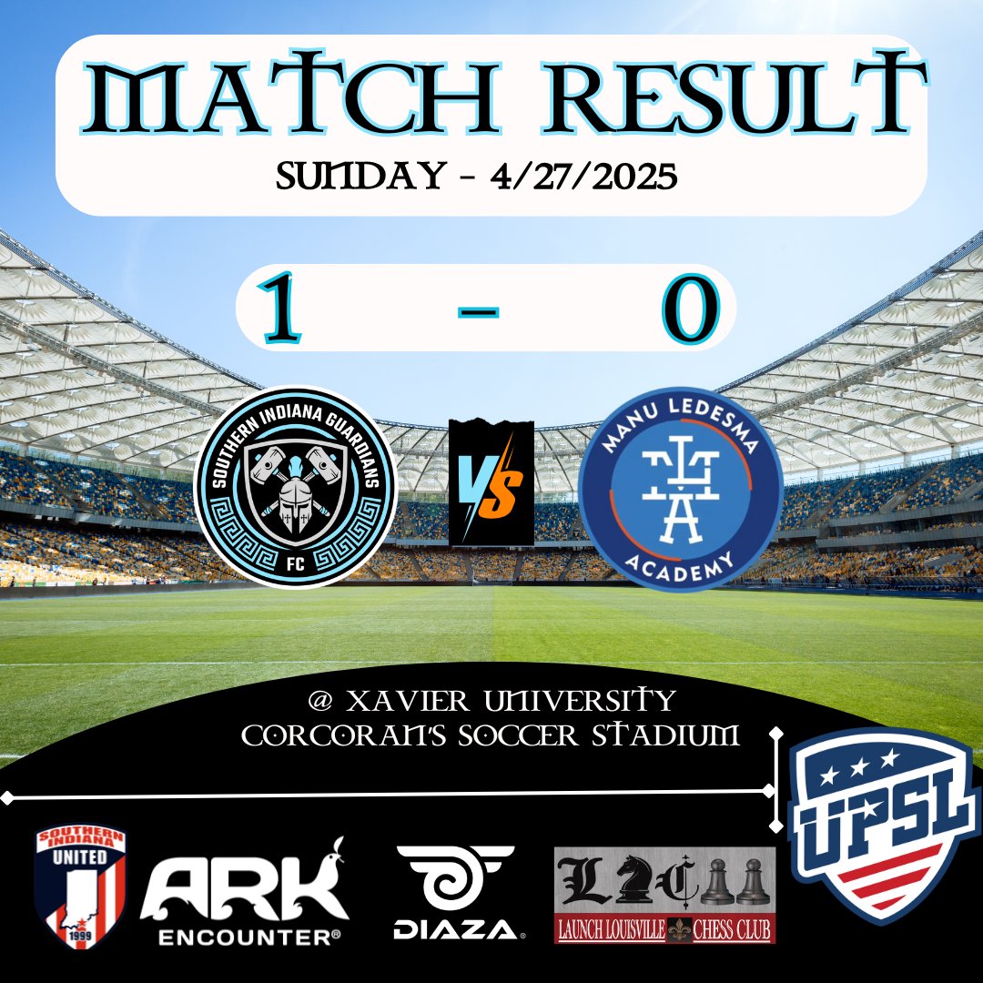🔥⚔️ MATCHDAY 4 – STREAK STARTED! ⚔️🔥

The Guardians hit the road and returned with all three points after a gritty 1–0 win over Manu Ledesma Academy at Xavier University Soccer Stadium! 💪🛡️

It was a battle from the first whistle, but the boys showed heart, discipline, and