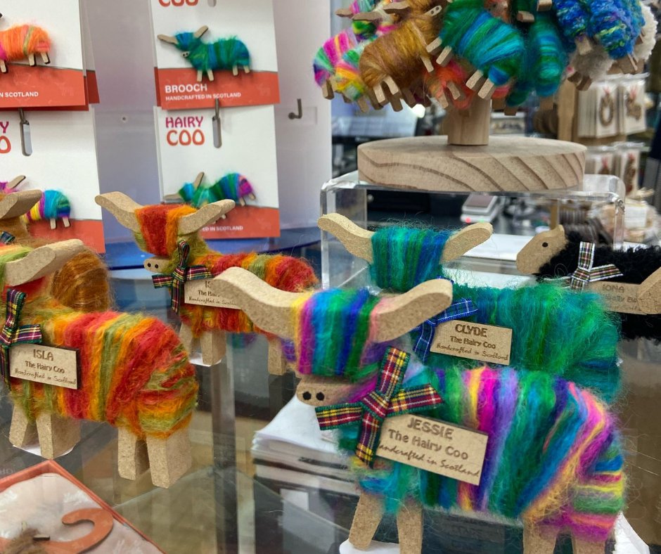 lochlomondshore's tweet photo. We have some Udderly Fantastic & Ewe-nique Arrivals now in stock at Tweeds of Scotland! ๐๐ฎ
We've got some delightful new arrivals to share with you at our #TweedsofScotland store here at Loch Lomond Shores from the talented mother-daughter team at #hairycooscotland
#heilanCoos https://t.co/3FEovIt1vP