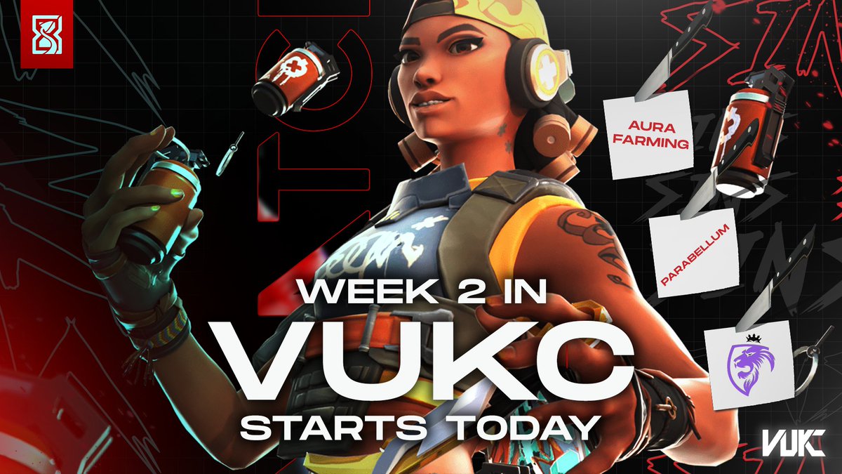 8Sins (@8sinsesports) on Twitter photo Back at it in the <a href="/VALORANTukc/">VALORANTukc</a>, time to show some FIRE ππ₯
1β£ @ 7pm π #aurafarming
2β£ @ 8pm π <a href="/REYeSportsUK/">REY eSports</a>
3β£ @ 9pm π <a href="/ParabellumVLR/">Parabellum</a>
Thread below for results π§΅β€΅οΈ Back at it in the <a href="/VALORANTukc/">VALORANTukc</a>, time to show some FIRE ππ₯
1β£ @ 7pm π #aurafarming
2β£ @ 8pm π <a href="/REYeSportsUK/">REY eSports</a>
3β£ @ 9pm π <a href="/ParabellumVLR/">Parabellum</a>
Thread below for results π§΅β€΅οΈ