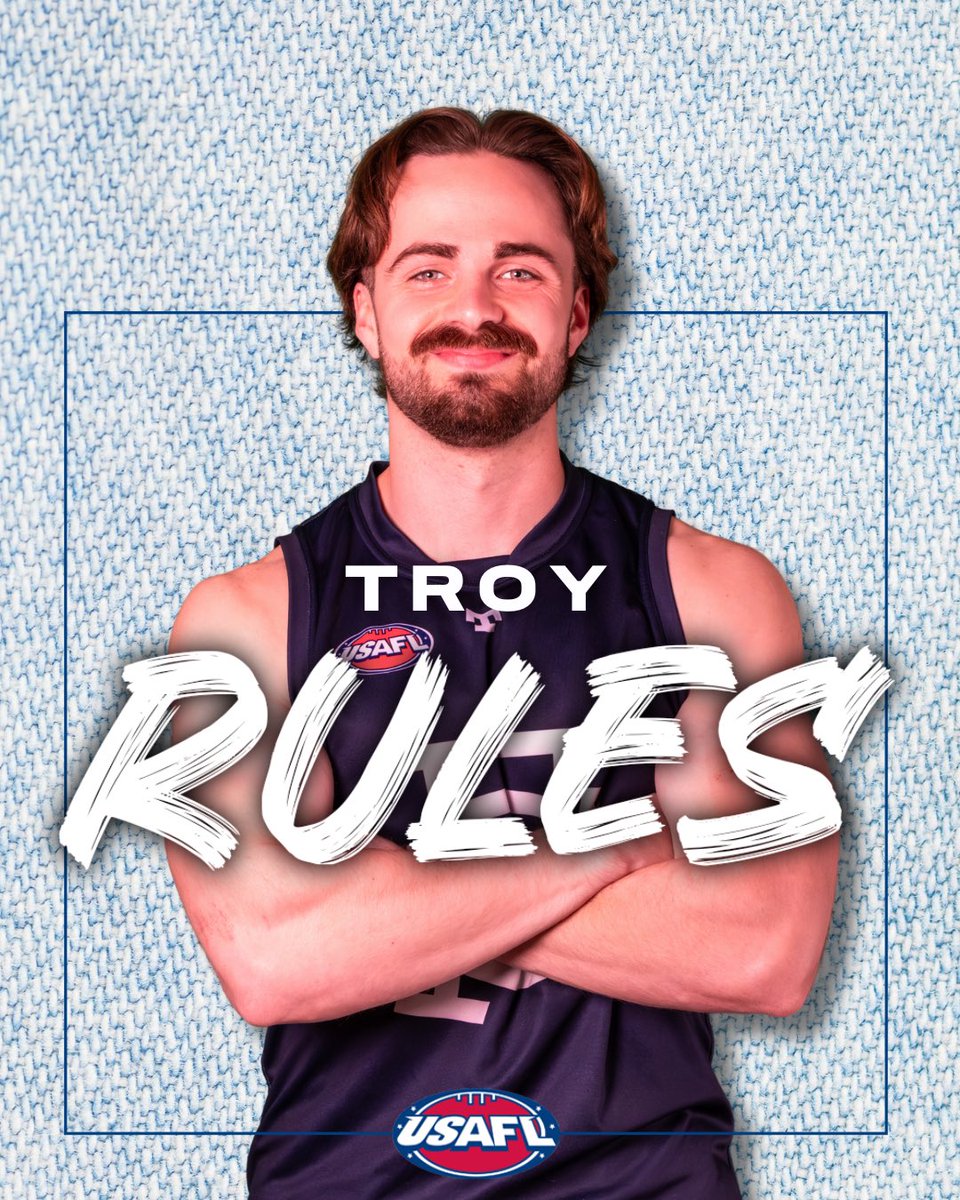 Career debut inbound for Troy this weekend! 

It’s never too late to start playing! 

Join us at training Mondays and Thursdays at Cricket Field in Forest Park at 6 pm! 

#AussieRules #STL #USAFL #IAFFDFF