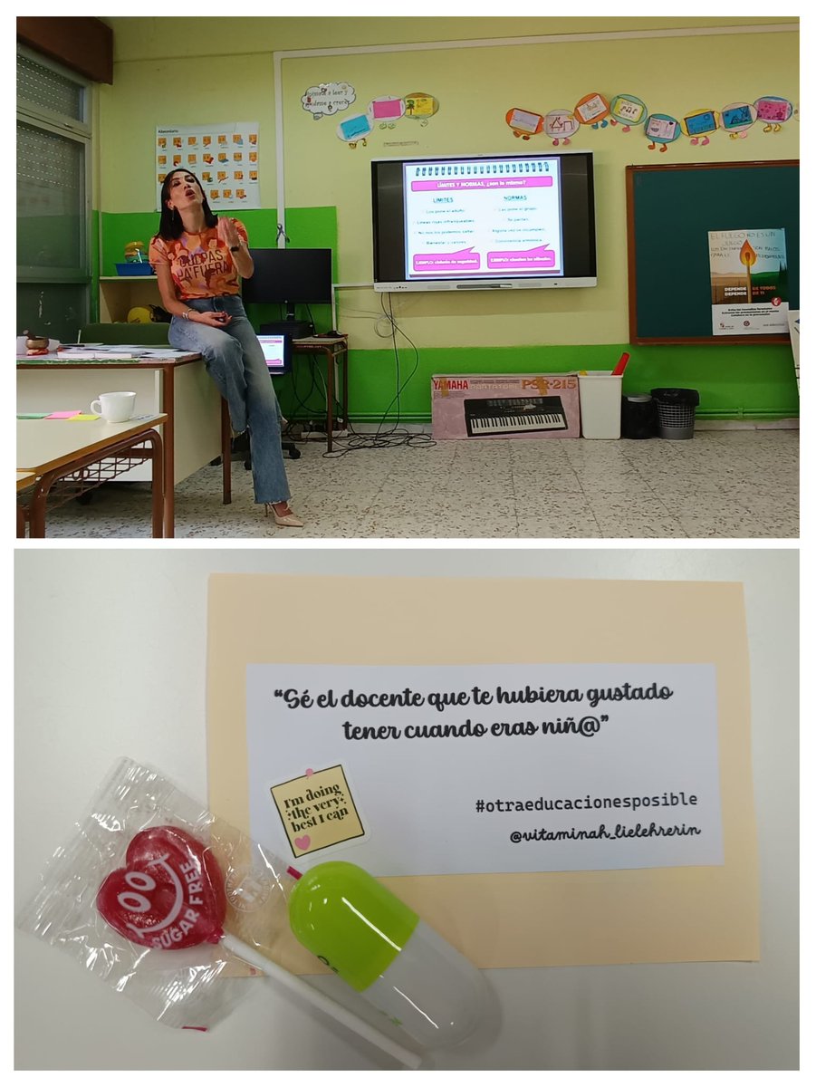 El CEIP Miguel de Cervantes solo tiene palabras de agradecimiento para la formación recibida por parte de Cristina Liébana. Nos ha hecho descubrir que "otra educación" es posible. GRACIAS