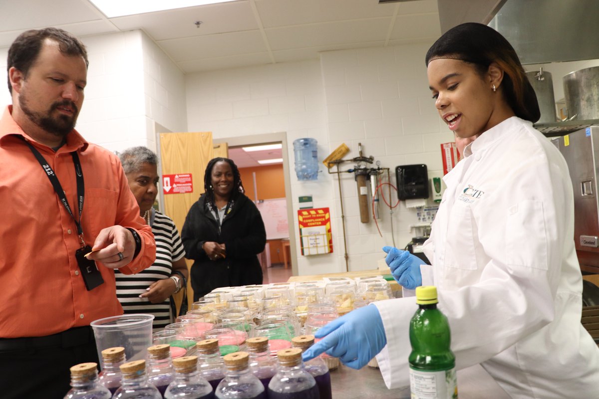 So PROUD of our LCHS Culinary Arts I &amp; II students! 👨‍🍳🦁 Today they hosted their annual Food Truck Rally, showcasing menus, branding, and skills they’ve built all year. Staff got to taste the results — and they were 🔥! #TeamLCPS #FutureChefs #LionPride