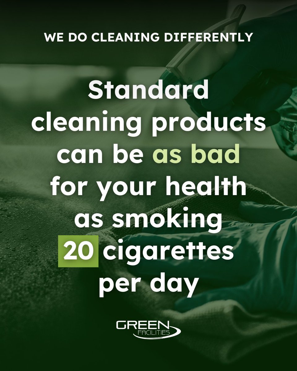 We'll let the study speak for itself with this one...

Standard #cleaning products are causing your health harm. That's why making the switch to non-toxic cleaning products is so important - and why it's so important to know which products your workplace's cleaners are using.