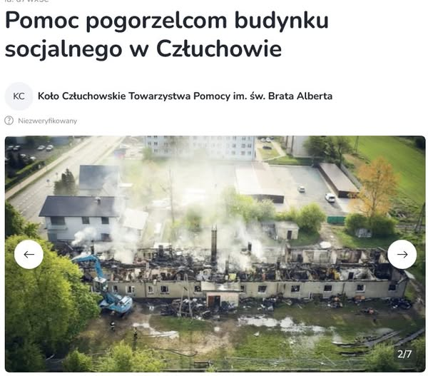 Bechatka's tweet image. Rodzinie jednego z mudżahedinów naszej społeczności poszedł dobytek z dymem. Wiem, że go zapewne nie znacie, ale to dobry chłopina. Pożar ma to do siebie, że nie wybiera i równo wszystkim zabiera wszystko, co mają.
zrzutka.pl/d7wx5e