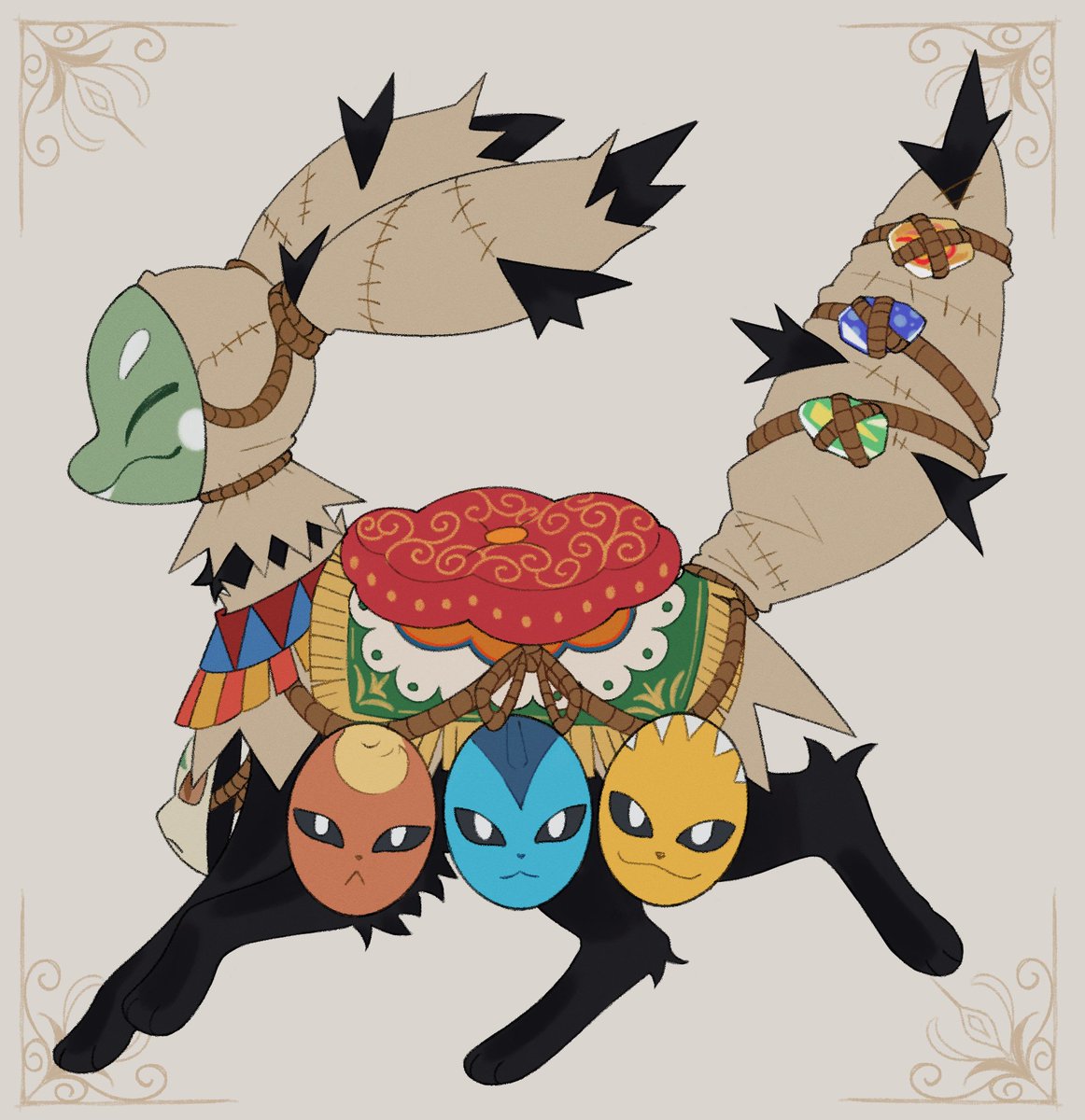 _seripu_'s tweet image. [UFO] mimikyu + ?̸̕?҈̧̕?̴͞e҈̨̛o҉҇͜ n̴̕  fusion🌾

RT is appreciated!