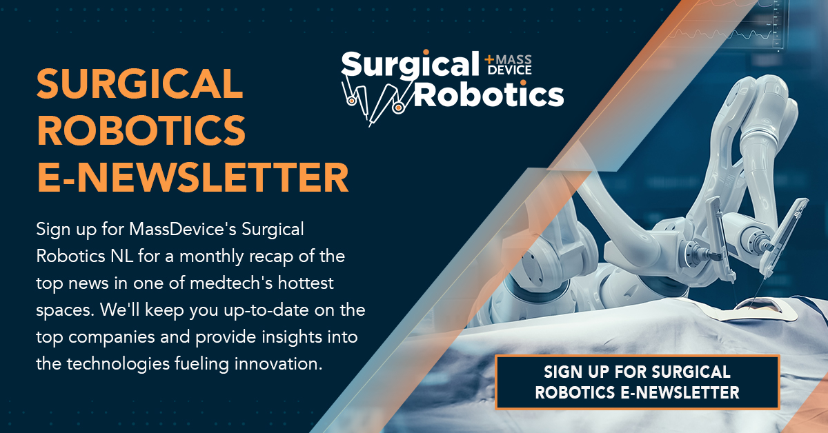 Subscribe to Surgical Robotics for a monthly recap of the top news in one of #medtech's hottest spaces. Stay up-to-date with the top companies and technologies fueling innovation: massdevice.com/massdevice-ene…