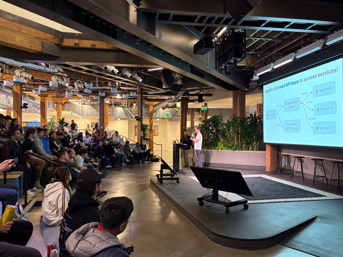 Apify (@apify) on Twitter photo 🐱 This week at GitHub HQ, we joined the SF Awesome AI Dev Tools meetup with a demo of Apify + MCP capabilities.
Big thanks to <a href="/yujian_tang/">Yujian Tang</a> for an evening packed with inspiring demos! 🐱 This week at GitHub HQ, we joined the SF Awesome AI Dev Tools meetup with a demo of Apify + MCP capabilities.
Big thanks to <a href="/yujian_tang/">Yujian Tang</a> for an evening packed with inspiring demos!