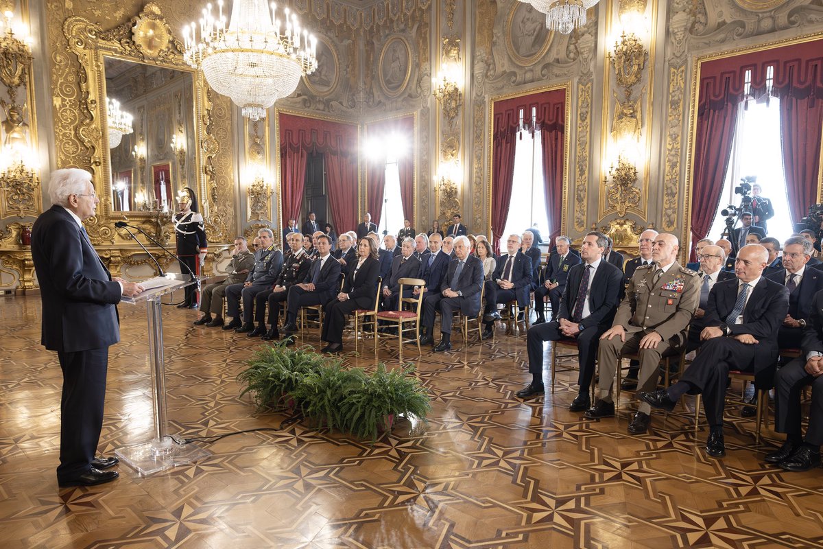 Il Presidente Mattarella ha incontrato al Quirinale gli esponenti delle Associazioni Combattentistiche e d’Arma

Il video: youtu.be/V1EQoYwaM1s?si…