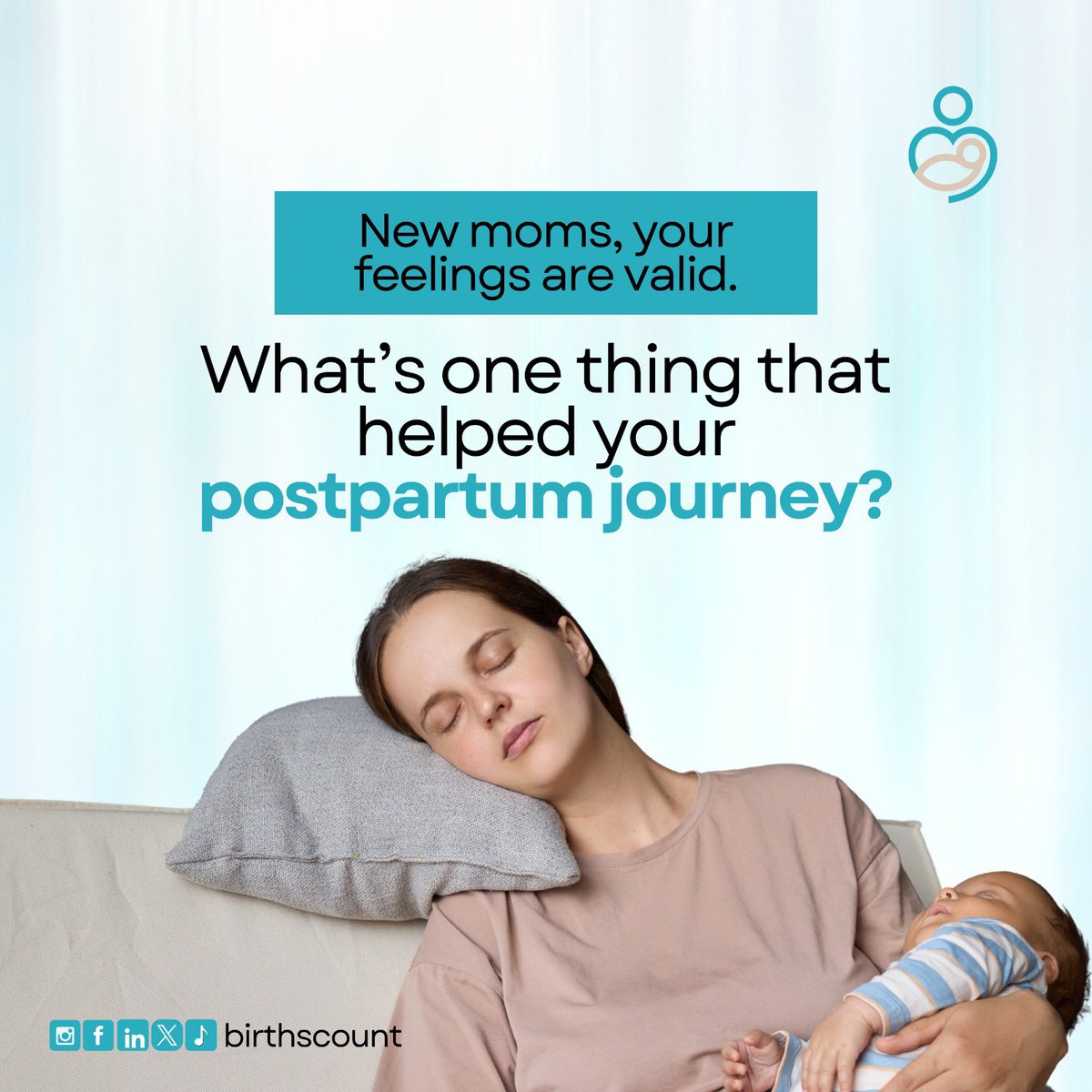 birthscount's tweet photo. Postpartum anxiety affects many new moms, but it often goes unnoticed. From constant worry to trouble sleeping, the signs can be overwhelming—but help is available. 💙 https://t.co/Y8i5ZjSZ86