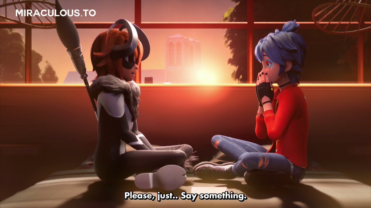 ALGUIEN AYUDE A MARINETTE 😭😭😭 tweet media