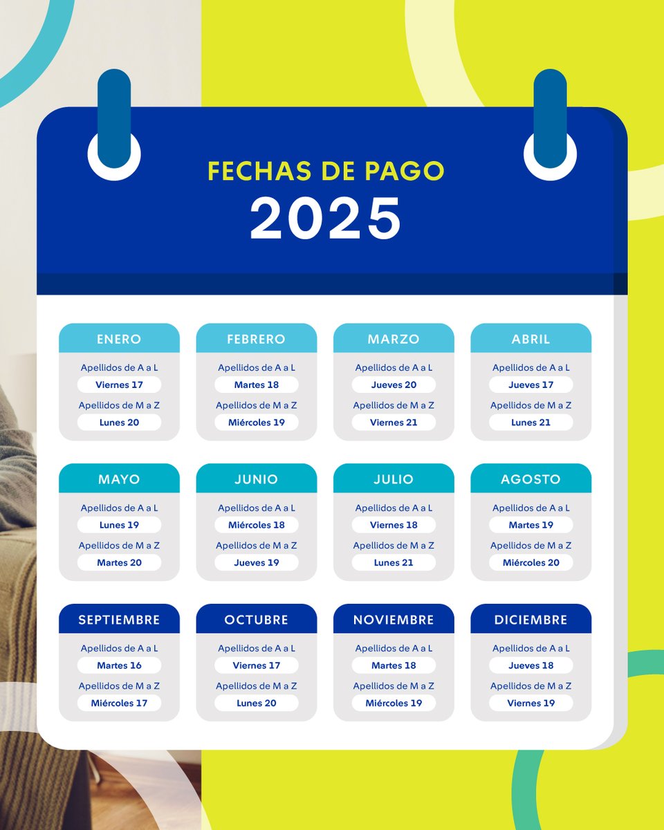 AFP_Capital's tweet image. ¡Afiliados! Les compartimos las fechas de pago de pensiones para el mes de mayo 2025 y el resto del año.
¡Tomen nota! ✍️