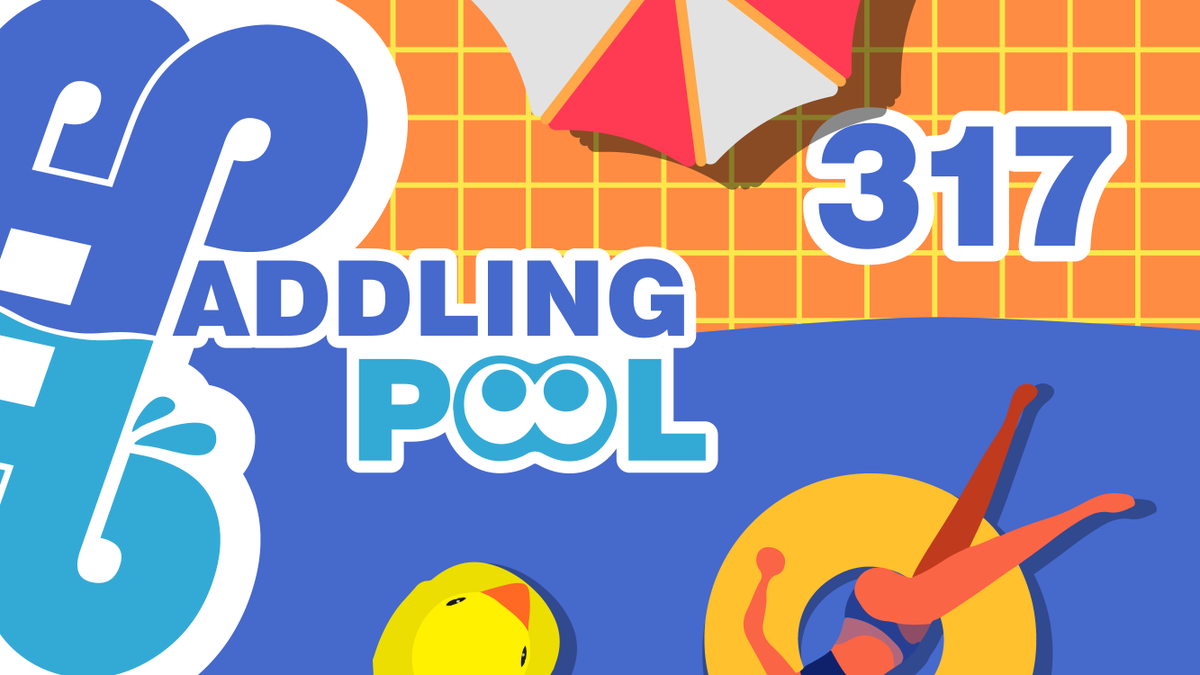 We are LIVE with Paddling Pool 317!  

Come join us live on Twitch:  
twitch.tv/dappleproducti… 

Or on YouTube: 
youtube.com/watch?v=rrDrTZ…