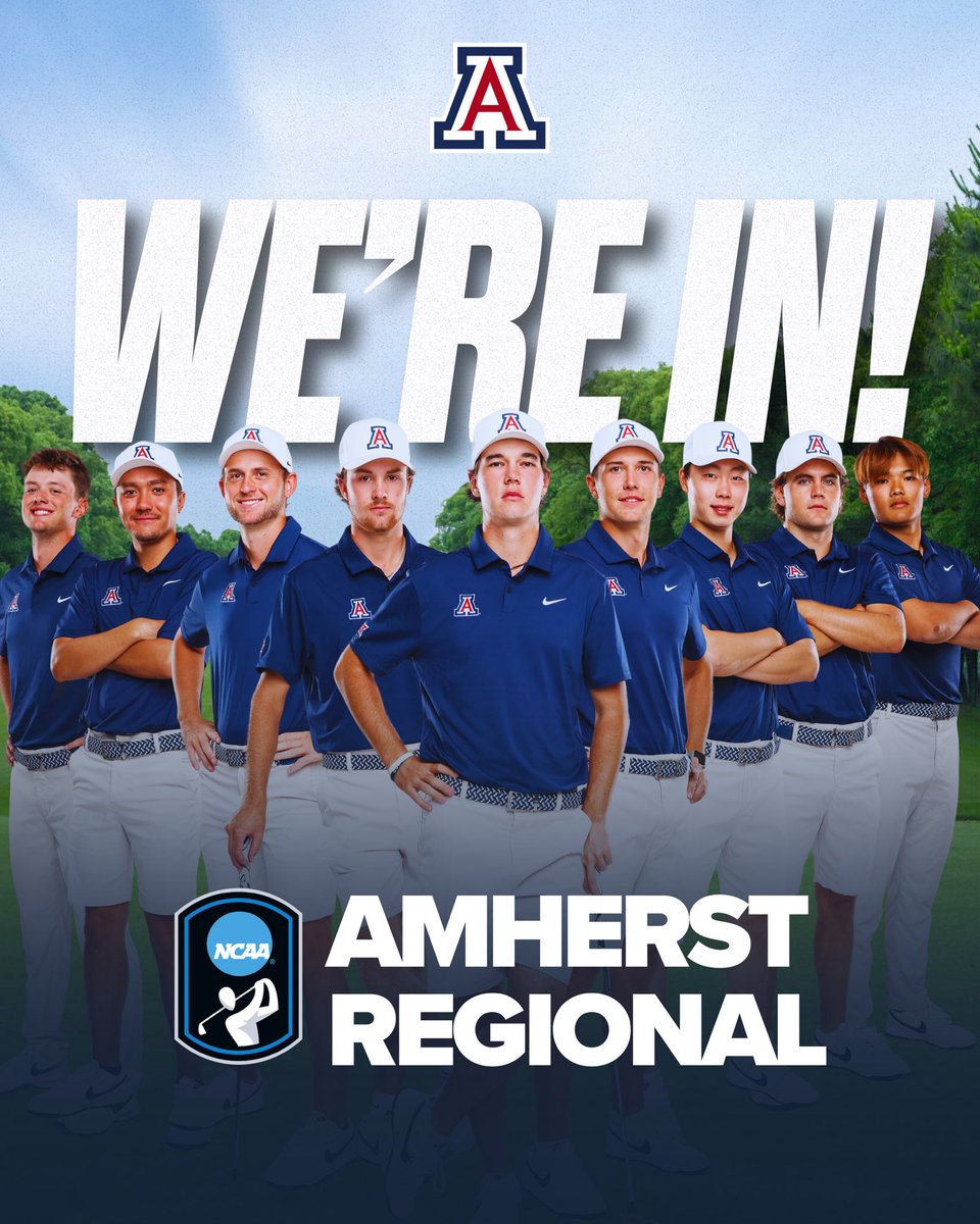 The road to Carlsbad begins in Amherst! 

The Cats will head to Virginia for NCAA Regionals May 12-14!

#OneArizona