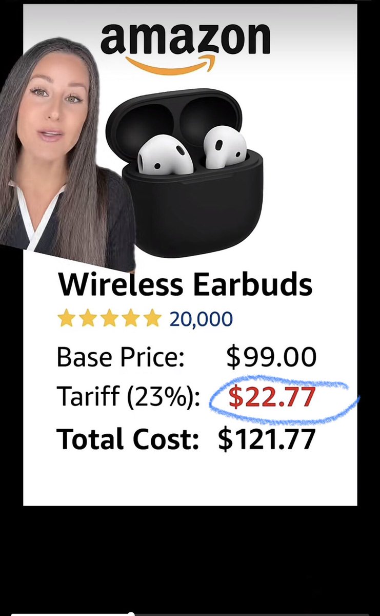 Trump’ın koyduğu ek verginin halka olan etkisini Amazon insanlara bu şekilde anlatmayı düşünüyor. 

Kel başa, şimşir tarak….