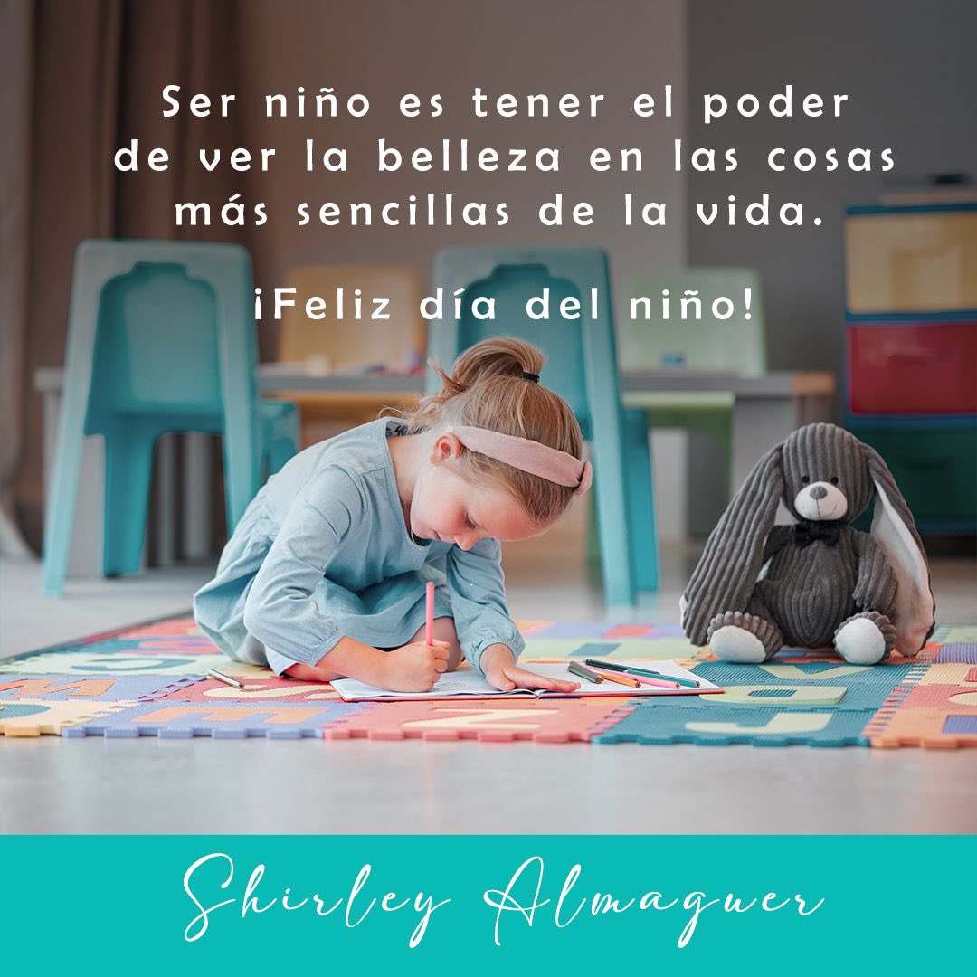 Los niños nos enseñan que la felicidad puede estar en una piedra, una flor o una carcajada sin razón.
Su mirada transforma lo simple en extraordinario.

Hoy celebramos esa forma única de ver el mundo.

#felizdiadelnino